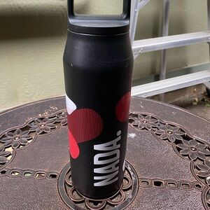 Black Powder Coated MIIR 32oz Insulated Wide Mouth Stainless Steel Water Bottle